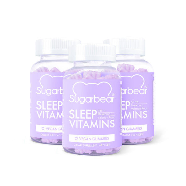 Sugarbear® 助眠小熊維他命軟糖（60粒 x 3）Sugarbear® Sleep Vitamins | Vegan - 3 Months