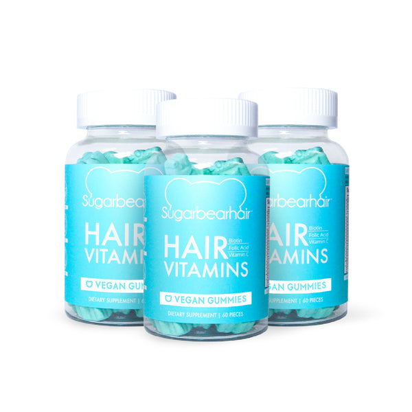 SugarbearHair®美髮小熊維他命軟糖（60粒 x 3）SugarbearHair® Vitamins | Vegan - 3 Months